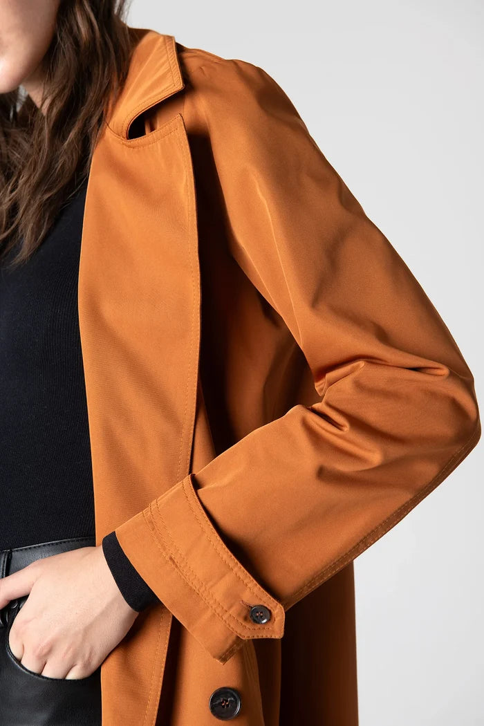 Cinnamon 2-in-1 Detachable Vest Trench Coat - Store WF