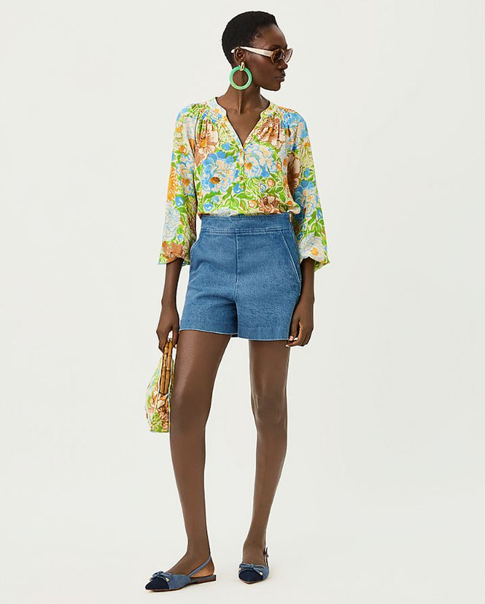 4" SARISSA STRETCH DENIM SHORT