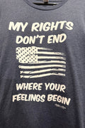 Men's My Right's Tee Shirt-Men's T-Shirt-Gallop 'n Glitz-Gallop 'n Glitz- Women's Western Wear Boutique, Located in Grants Pass, Oregon