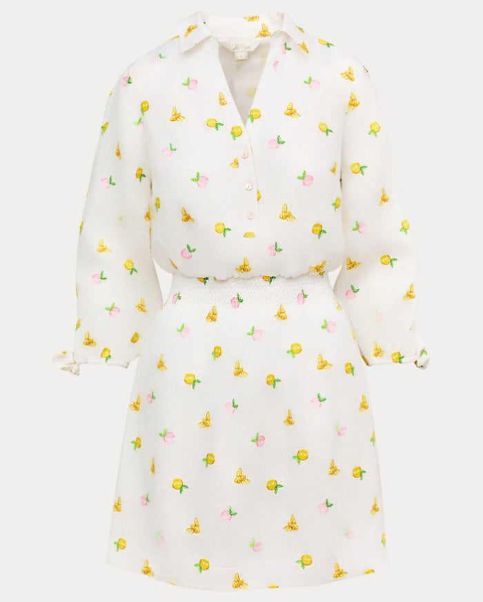 ABRALYNN LINEN SHIRTDRESS