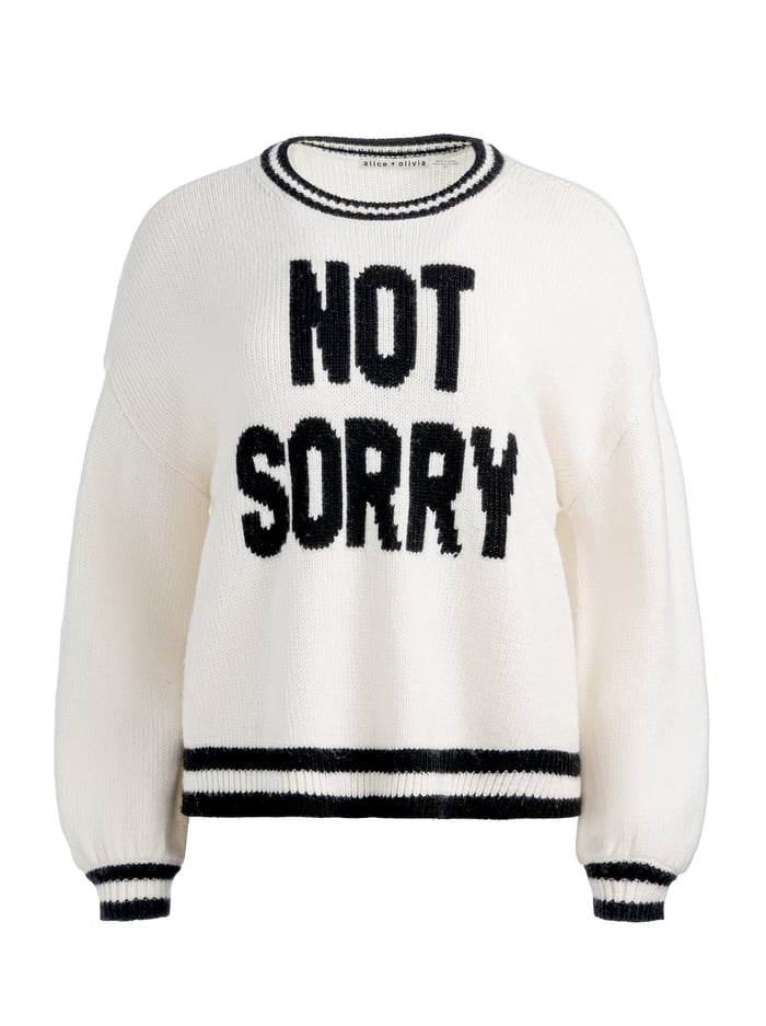 Alcc51710 Alice + Olivia Not Sorry Pullover