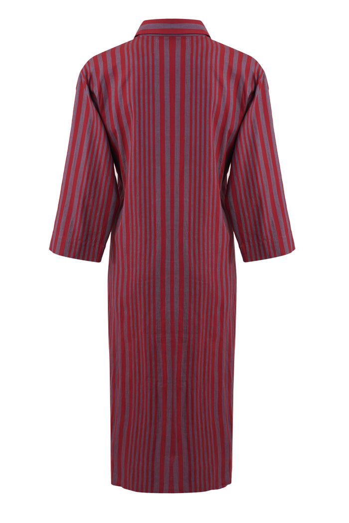 ALEXANDRA SHIRT DRESS | BEACON STRIPE X CHEX
