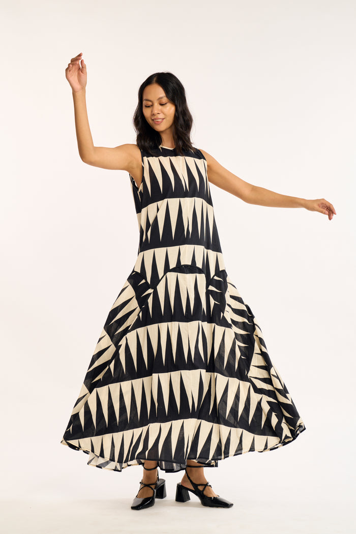 ALICE DRESS | DELTA PRINT