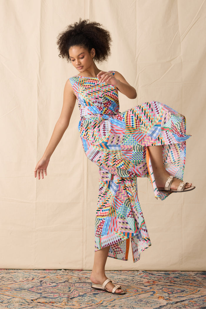 ALL DAY JUMPER | PATCHWORK PRINT