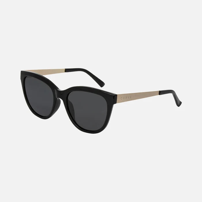 Allure - Gloss Back / Gold Temple with Gray Injected Polarized Lens