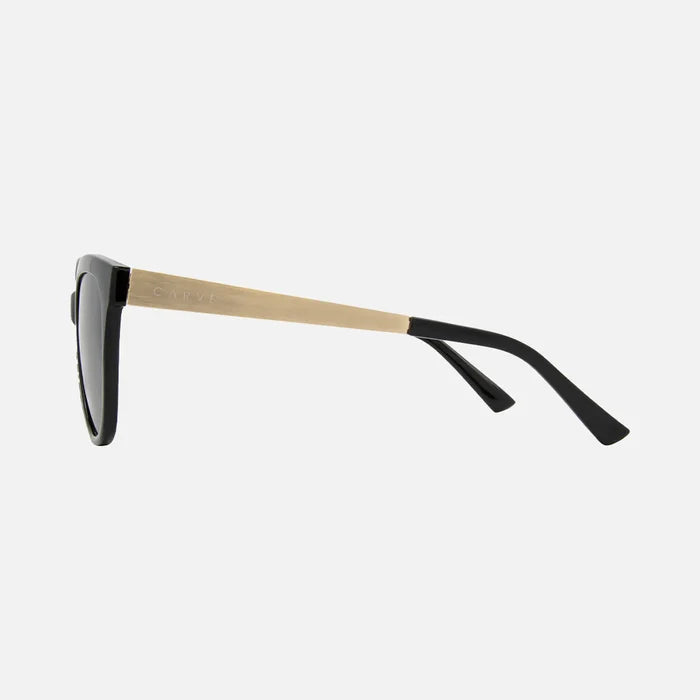 Allure - Gloss Back / Gold Temple with Gray Injected Polarized Lens