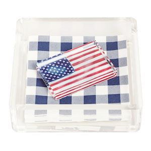 Americana Napkin Caddy Set