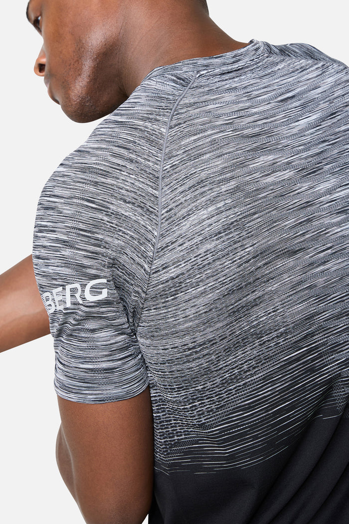 Arc Seamless Tee - Black/Moon Grey/Urban Smoke/White