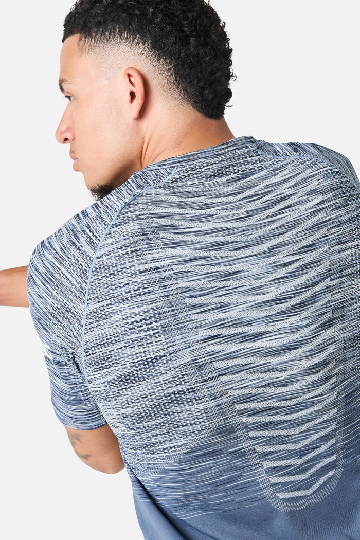 Arc Seamless Tee - Breeze/Storm Blue/Skylar/White