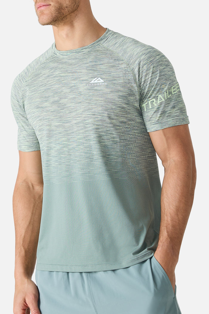 Arc Seamless Tee - Willow Green/Mossy Taupe/Fern Ash/Mint Green