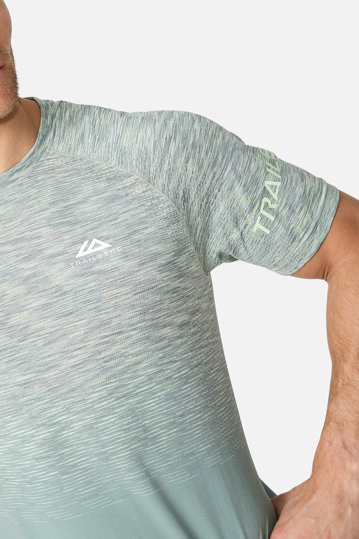 Arc Seamless Tee - Willow Green/Mossy Taupe/Fern Ash/Mint Green