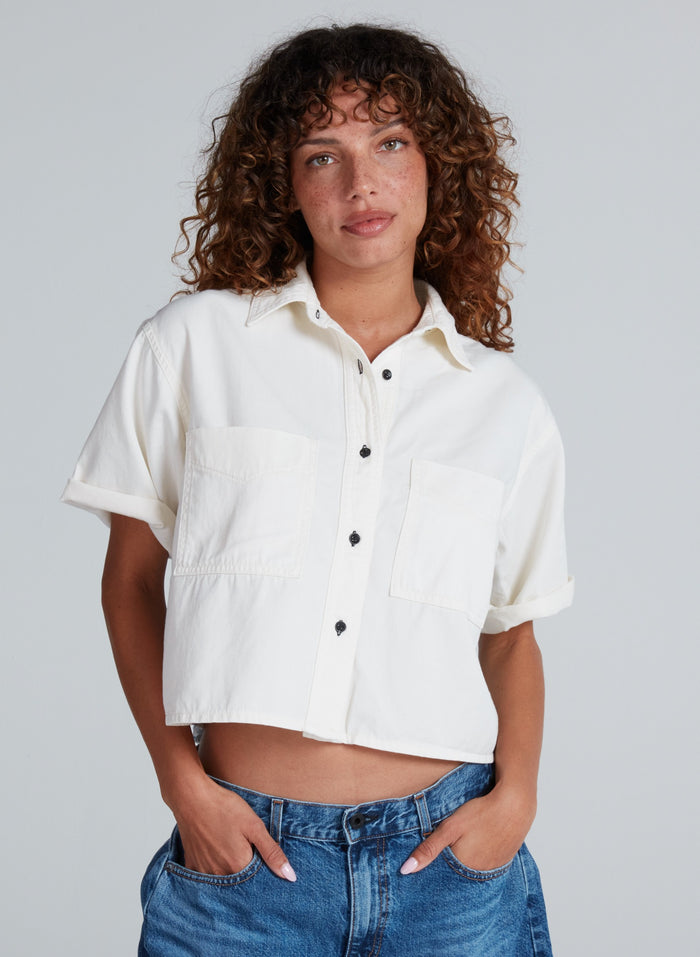 As002 White Button up