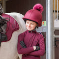 Aubrion Eltar Hat Silk- Black Cherry