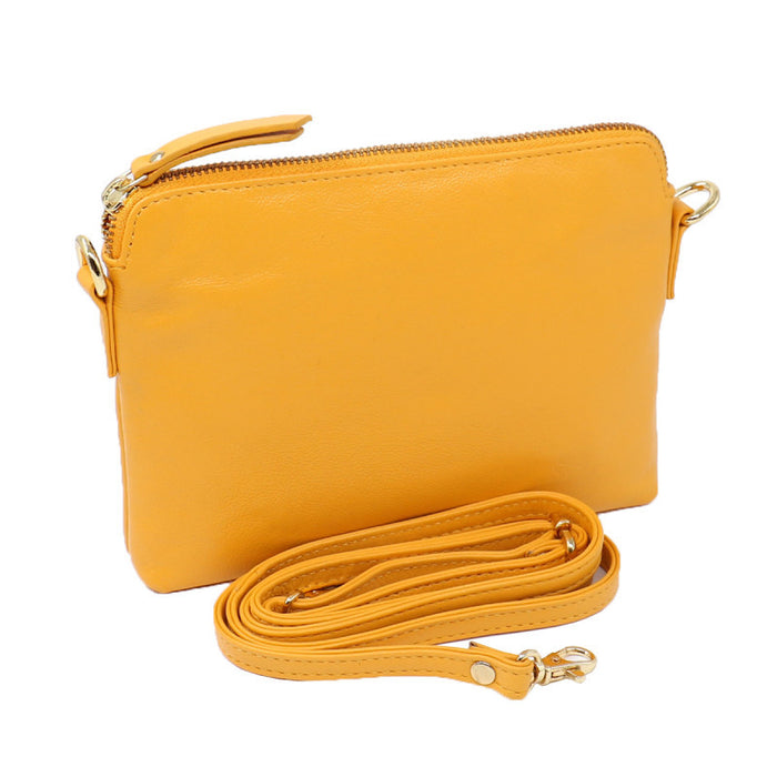 Baron - Leather Mini Handbag (2544)Yellow