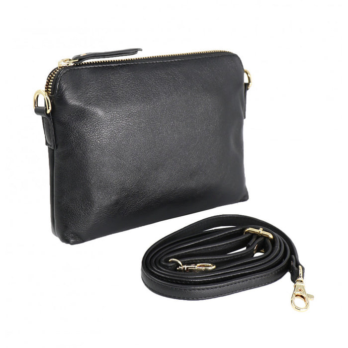 Baron - Leather Mini Handbag (2544)Black