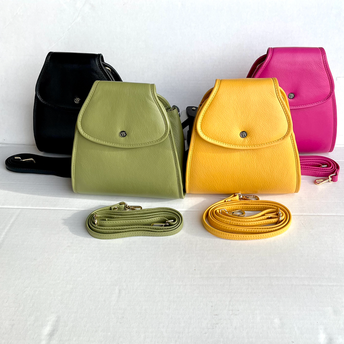 Baron - Leather Pear Shape Handbag