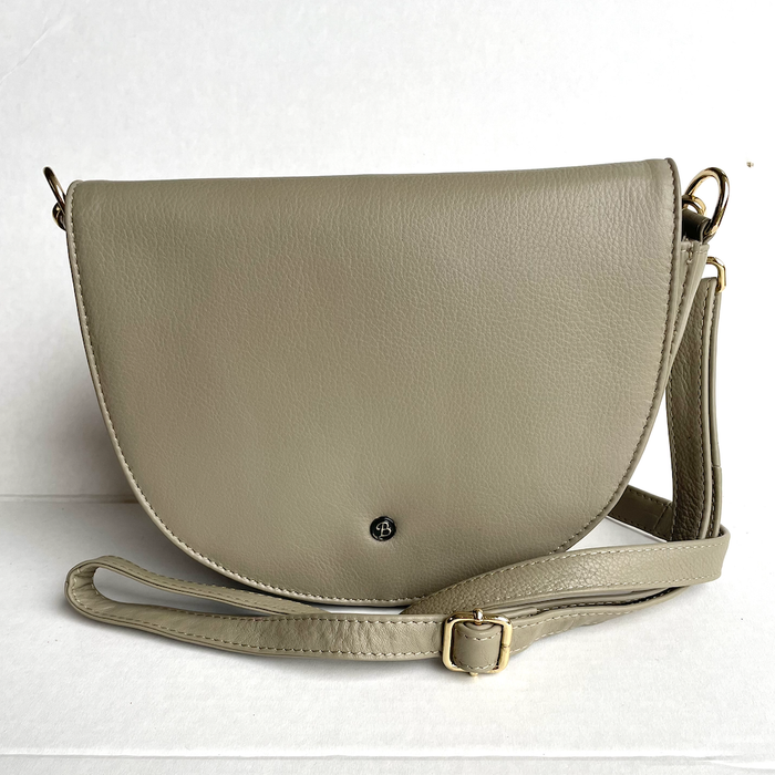 Baron Bags - Leather Half Moon Handbag (2563)