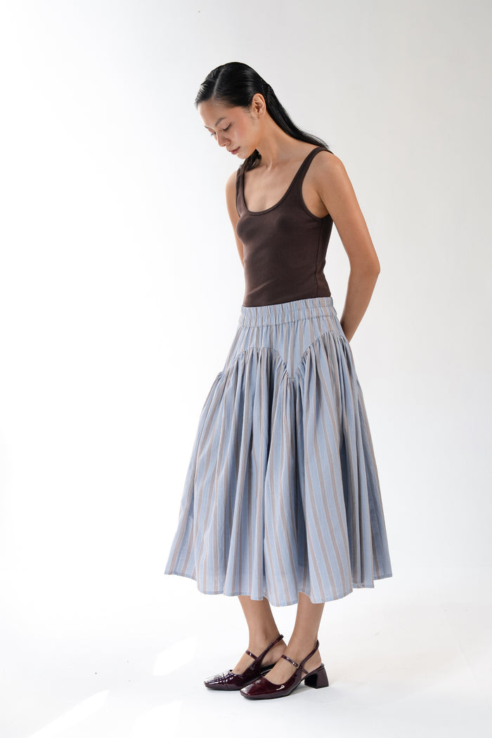 BELLA SKIRT | CLOUD STRIPES