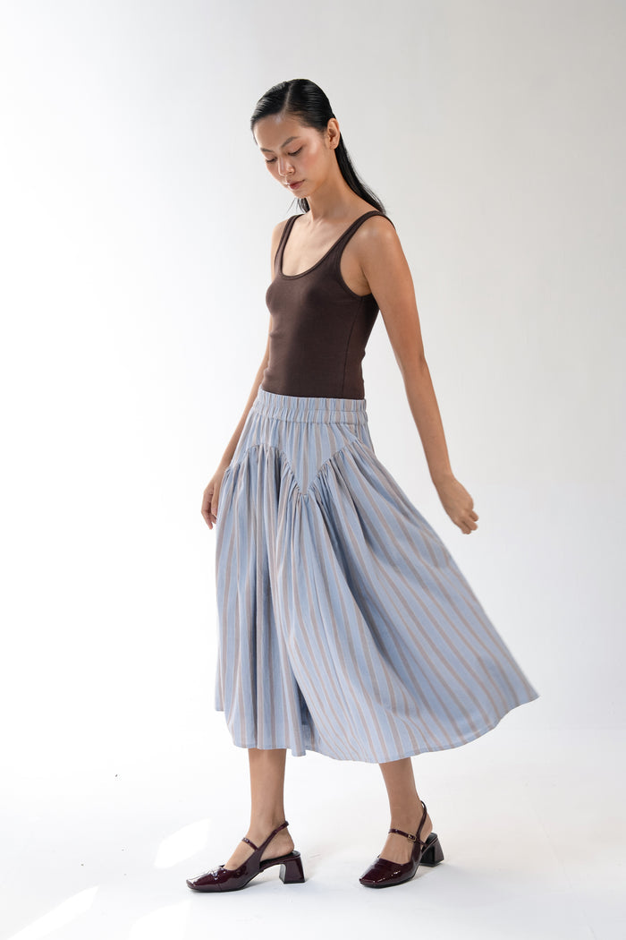 BELLA SKIRT | CLOUD STRIPES
