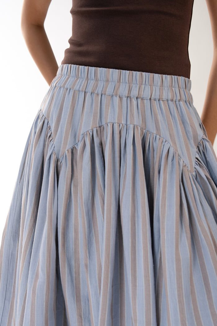 BELLA SKIRT | CLOUD STRIPES