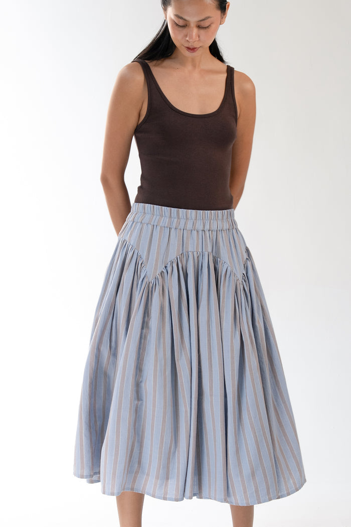 BELLA SKIRT | CLOUD STRIPES