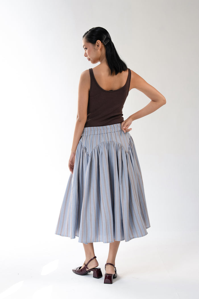 BELLA SKIRT | CLOUD STRIPES