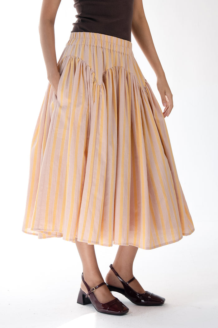 BELLA SKIRT | SUNRAY STRIPES