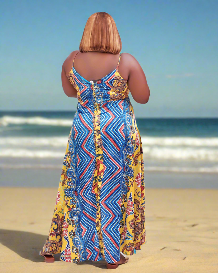 Belle Dress - Luxurious Plus-Size Silk Evening Gown - Dimaz