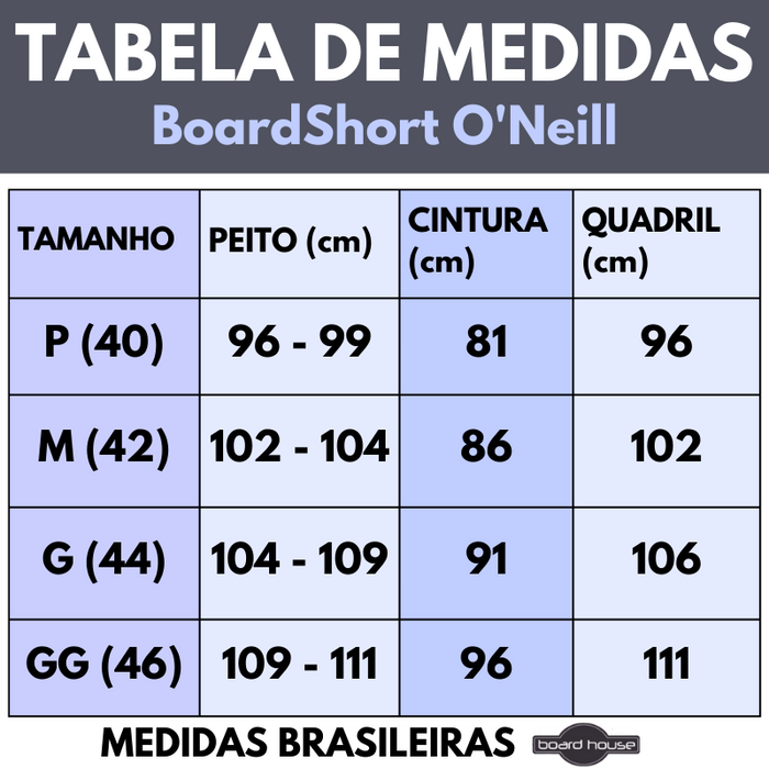 Bermuda ONeill - Boardshort Superfreak - Turquesa