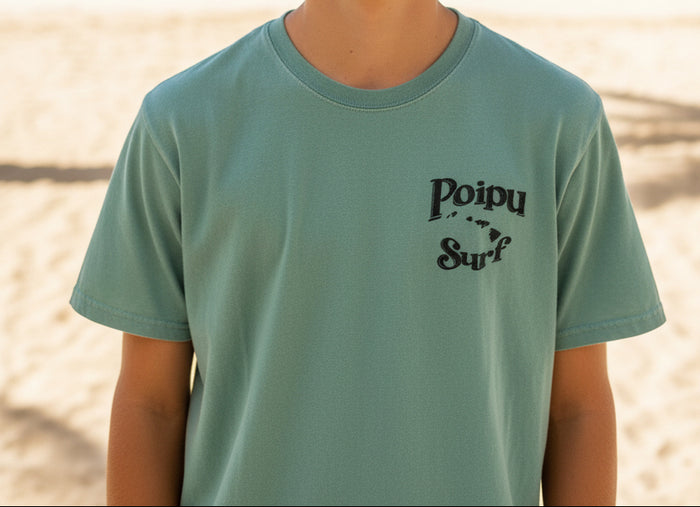 Birtram Palm Wave Surf Dyed Tee