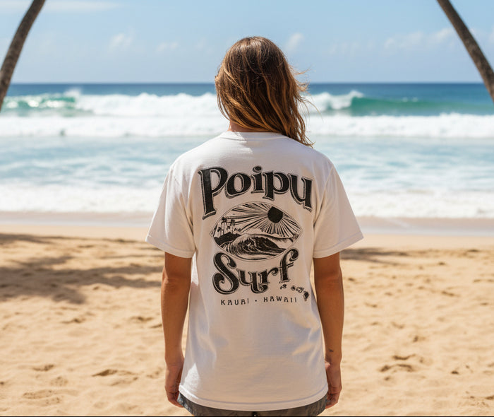 Birtram Palm Wave Surf Dyed Tee