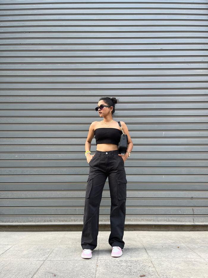 Black Cargo Pants
