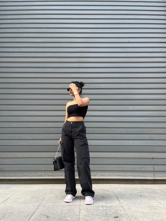 Black Cargo Pants