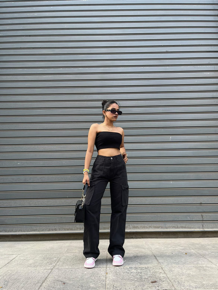 Black Cargo Pants