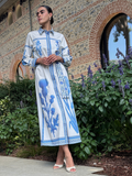 Blu Mediterraneo Maxi Dress - Store WF