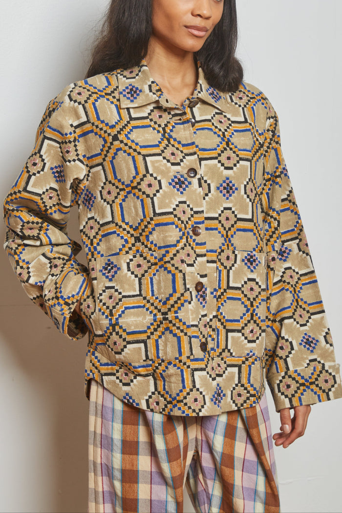 BODHI JACKET | COURTYARD PRINT