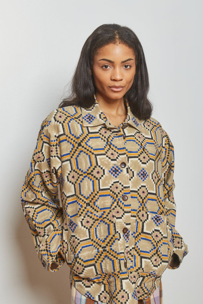 BODHI JACKET | COURTYARD PRINT