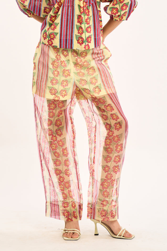 BOMBAY PANTS | BUTTERCREAM IRIS
