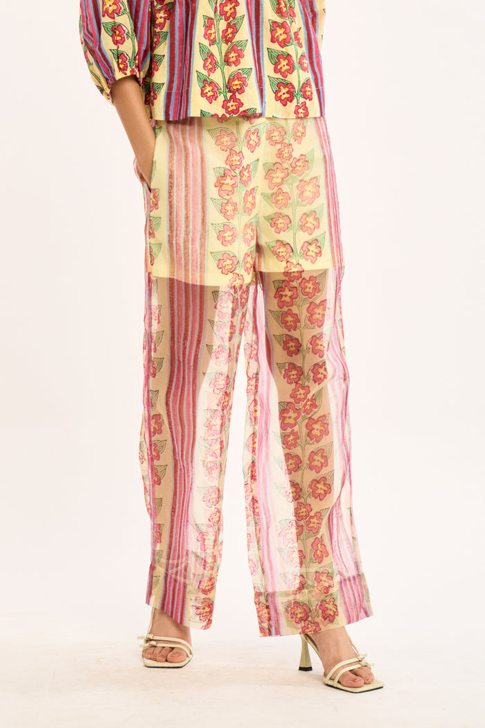 BOMBAY PANTS | BUTTERCREAM IRIS