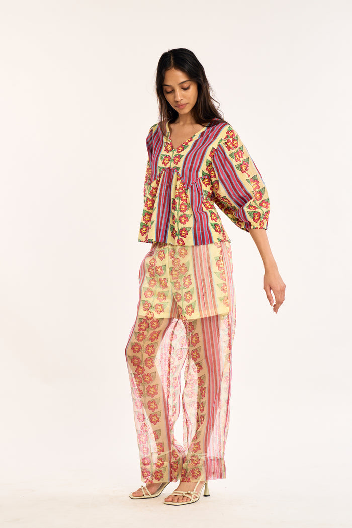 BOMBAY PANTS | BUTTERCREAM IRIS
