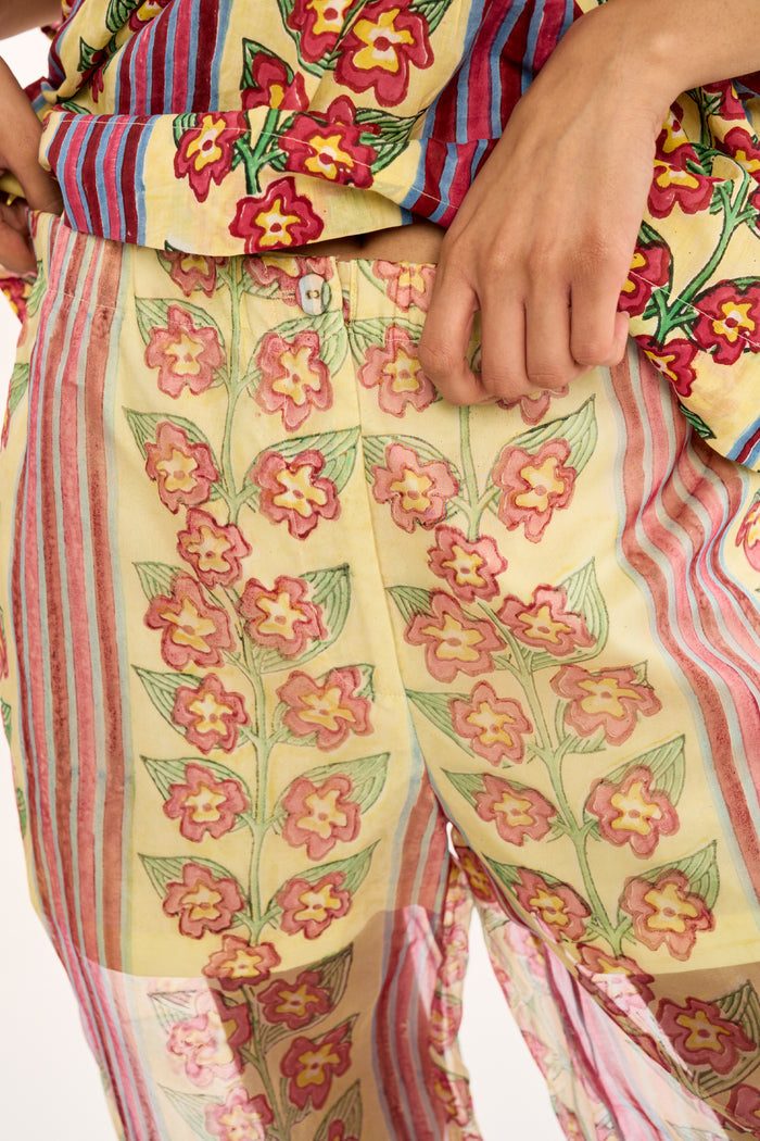 BOMBAY PANTS | BUTTERCREAM IRIS
