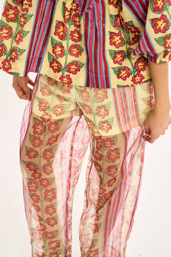BOMBAY PANTS | BUTTERCREAM IRIS