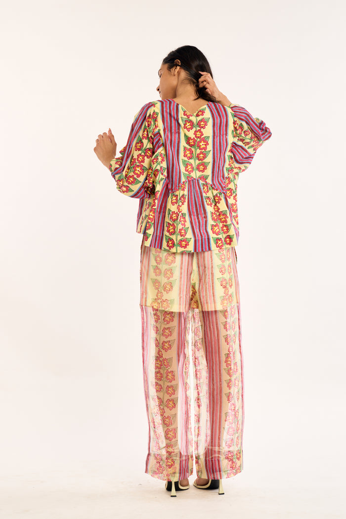 BOMBAY PANTS | BUTTERCREAM IRIS