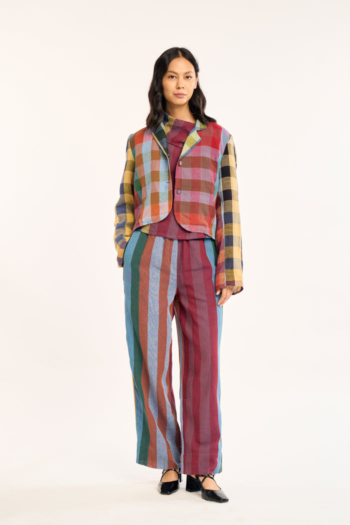 BOMBAY PANTS | HYPHEN	STRIPE