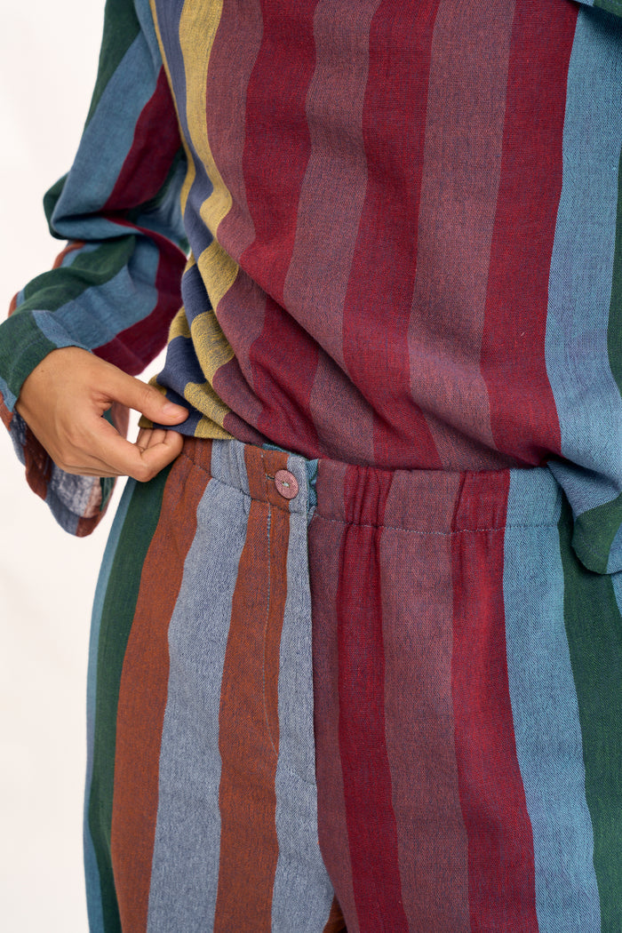 BOMBAY PANTS | HYPHEN	STRIPE