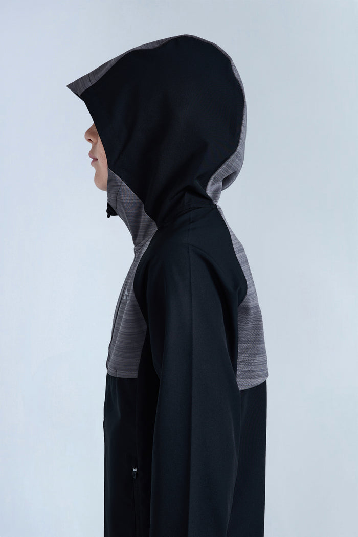 Boys Cloud 2.0 Woven Tracksuit - Black/Urban Smoke