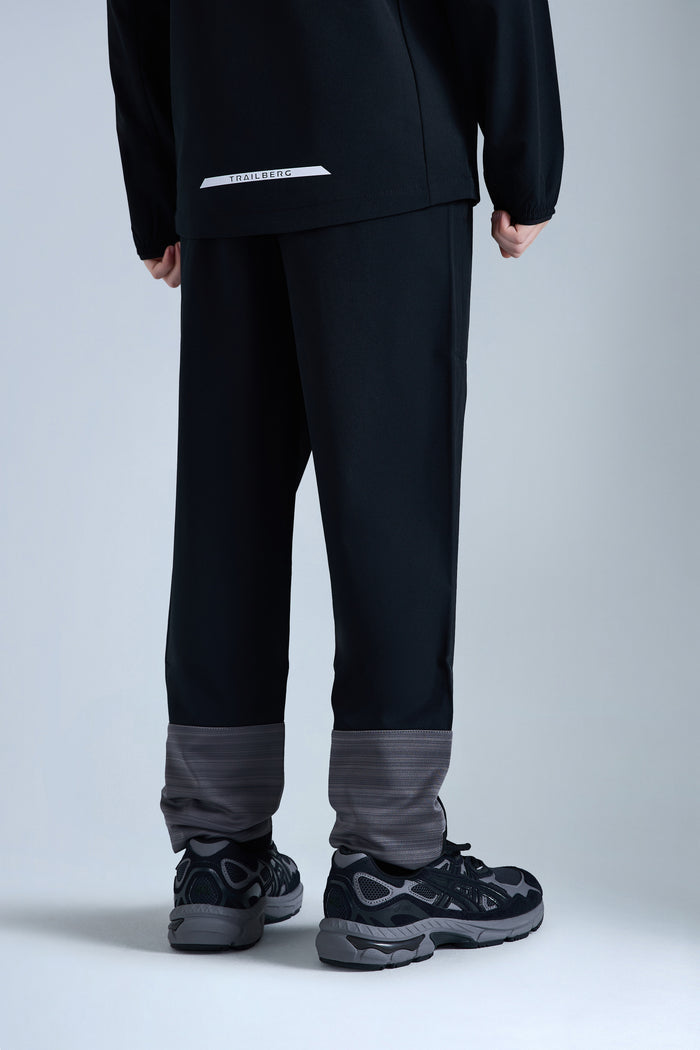 Boys Cloud 2.0 Woven Tracksuit - Black/Urban Smoke