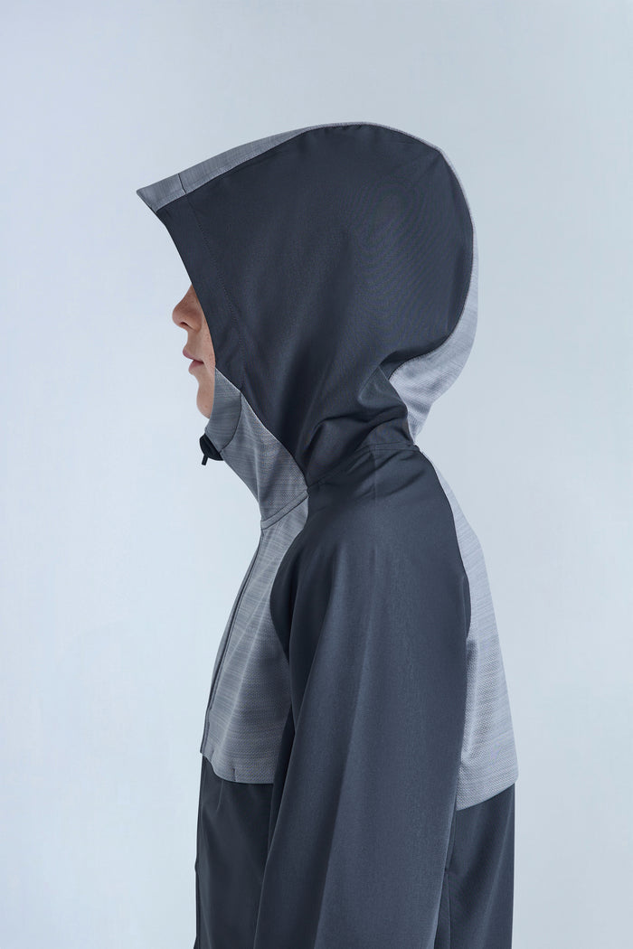 Boys Cloud 2.0 Woven Tracksuit - Iron Grey/Moon Grey