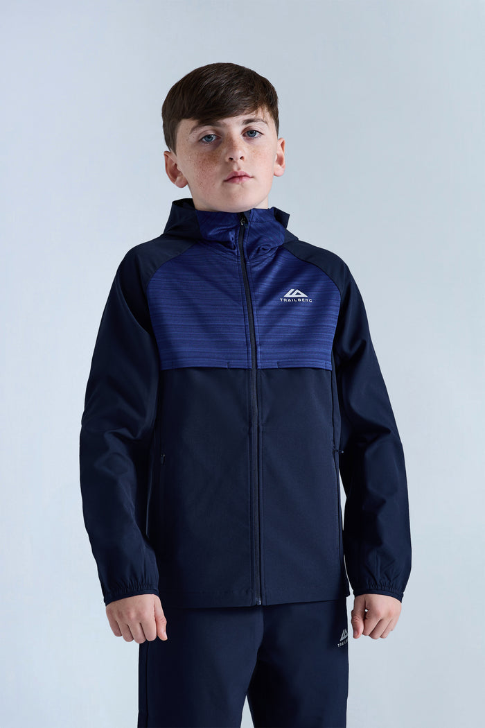 Boys Cloud 2.0 Woven Tracksuit - Navy Blue/Space Blue