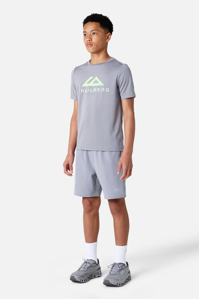 Boys Flex Tee - Moon Grey
